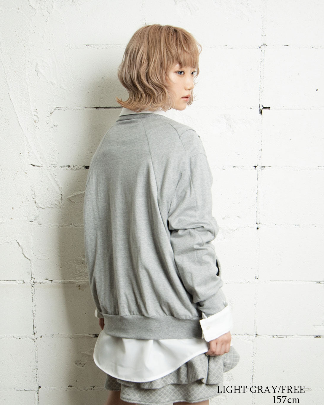 【前金30%】26AWPRE-FRAGMENT OVERLAY CARDIGAN