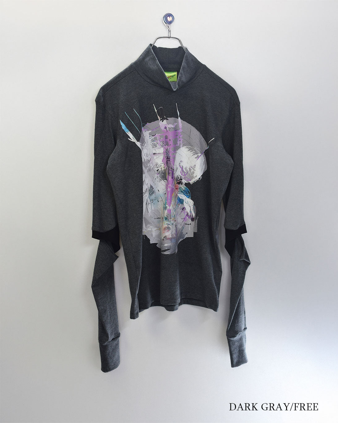 26AWPRE-GRAPHIC HIGH NECK TOP