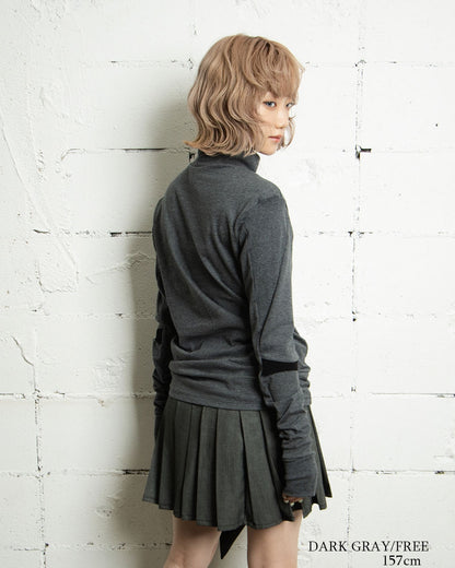 26AWPRE-GRAPHIC HIGH NECK TOP