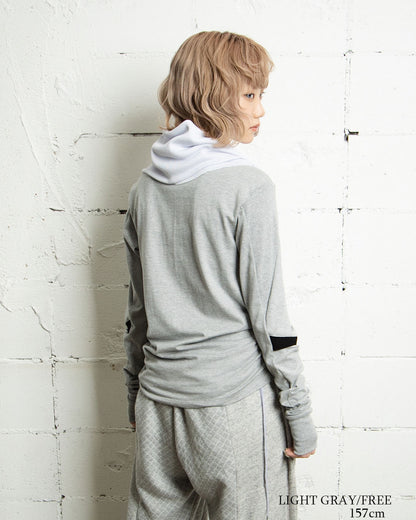26AWPRE-GRAPHIC HIGH NECK TOP