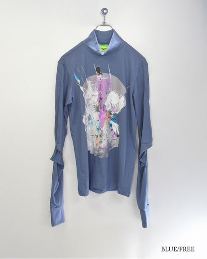 【前金30%】26AWPRE-GRAPHIC HIGH NECK TOP