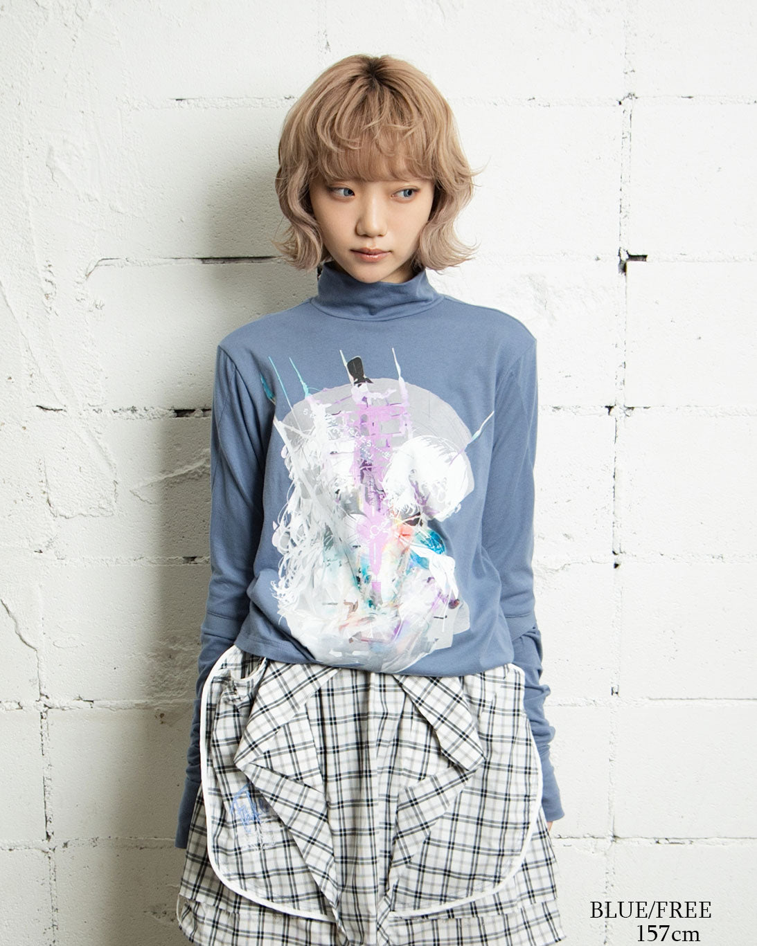 【前金30%】26AWPRE-GRAPHIC HIGH NECK TOP