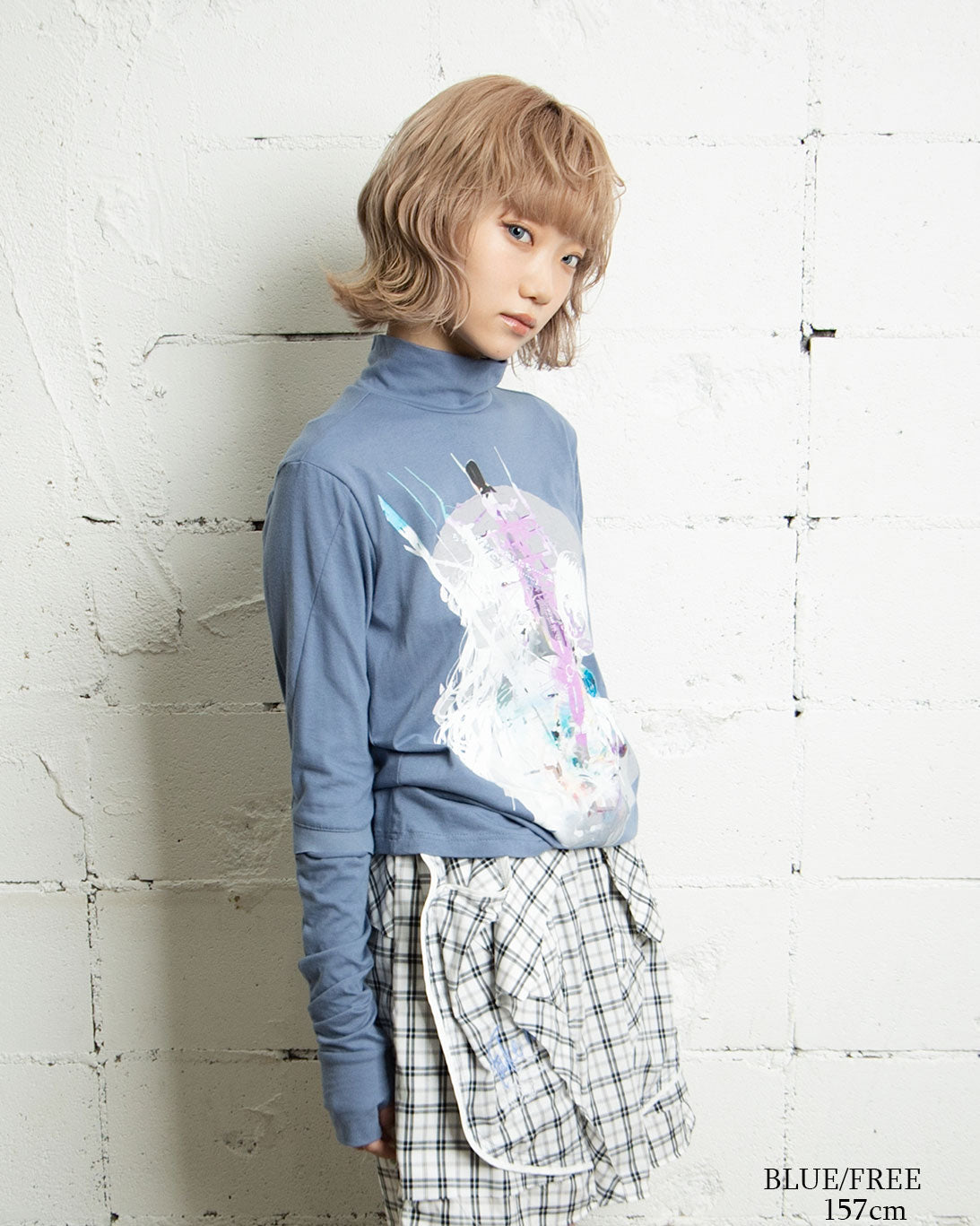 【前金30%】26AWPRE-GRAPHIC HIGH NECK TOP