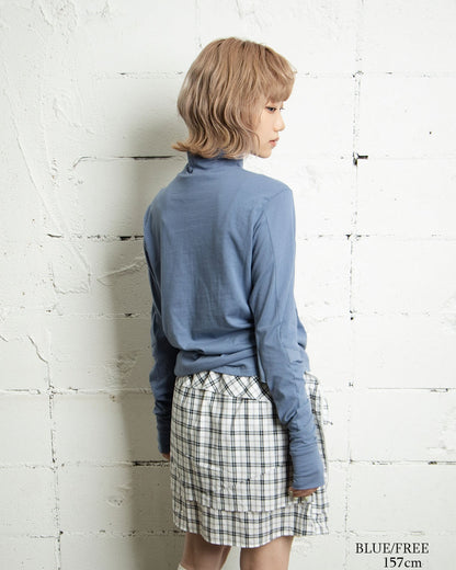 【前金30%】26AWPRE-GRAPHIC HIGH NECK TOP