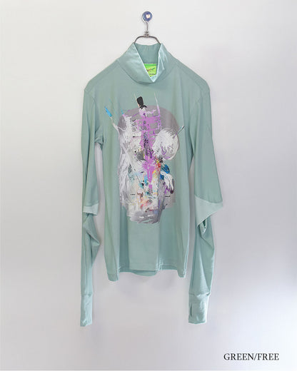 【前金30%】26AWPRE-GRAPHIC HIGH NECK TOP
