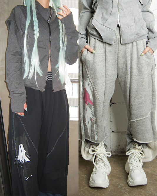 【前金30%】26AWPRE-GRAPHIC LAYER SWEAT 3D PANTS