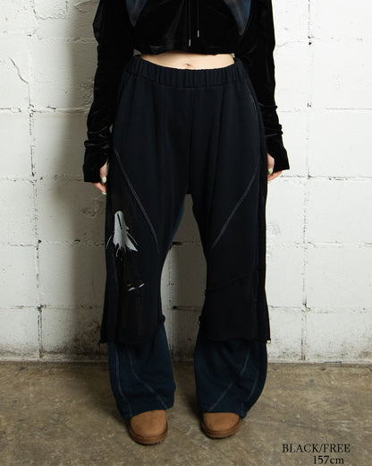 【前金30%】26AWPRE-GRAPHIC LAYER SWEAT 3D PANTS