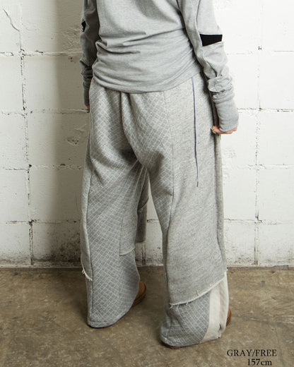 【前金30%】26AWPRE-GRAPHIC LAYER SWEAT 3D PANTS