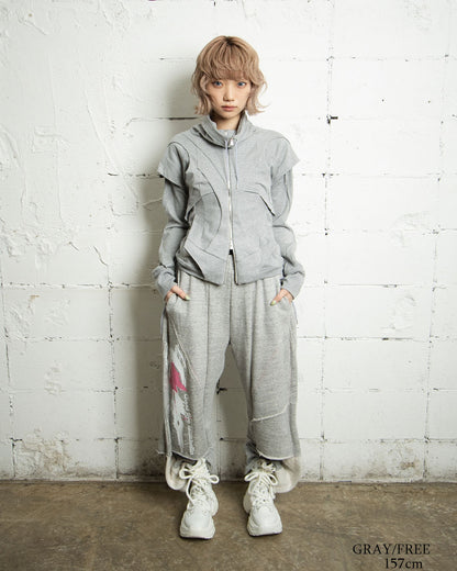 【前金30%】26AWPRE-GRAPHIC LAYER SWEAT 3D PANTS