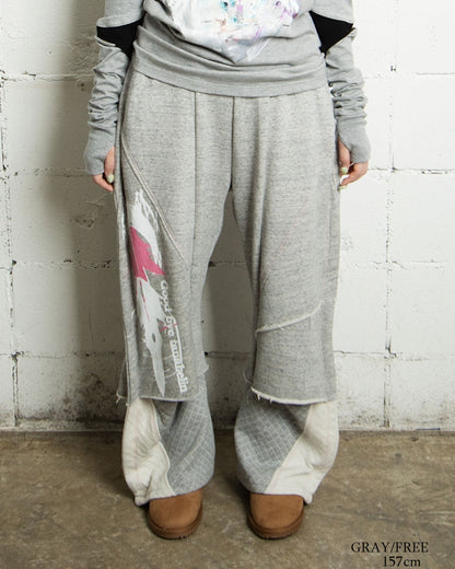【前金30%】26AWPRE-GRAPHIC LAYER SWEAT 3D PANTS