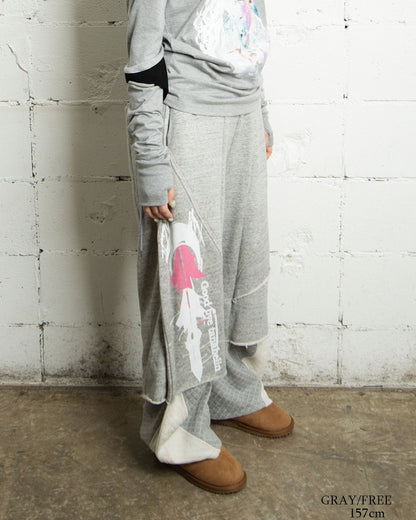 【前金30%】26AWPRE-GRAPHIC LAYER SWEAT 3D PANTS