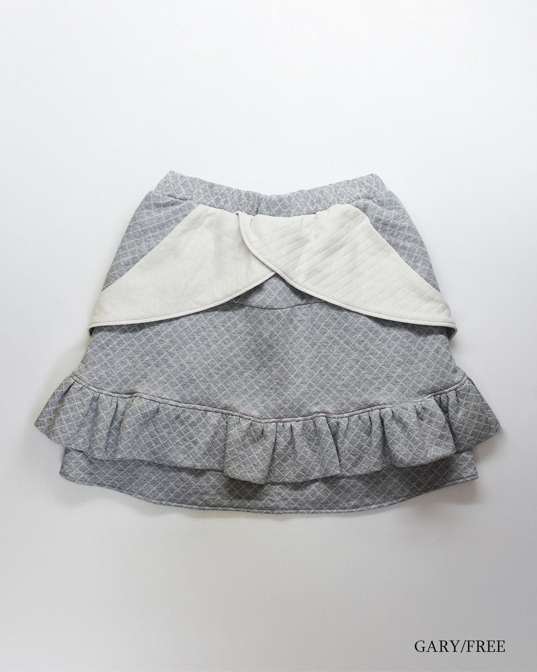 【前金30%】26AWPRE-GRAPHIC QUILTED RUFFLE SKIRT