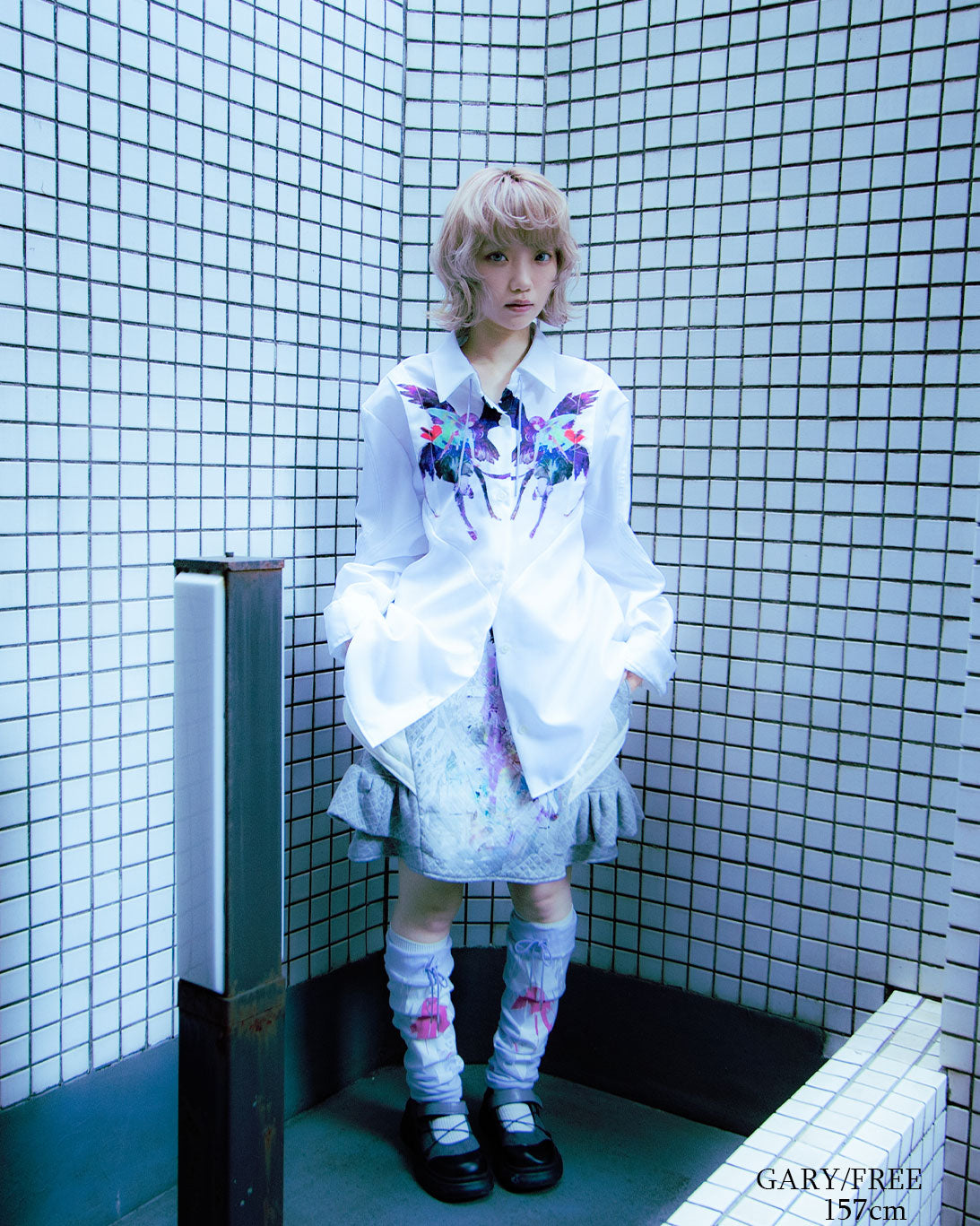 【前金30%】26AWPRE-GRAPHIC QUILTED RUFFLE SKIRT