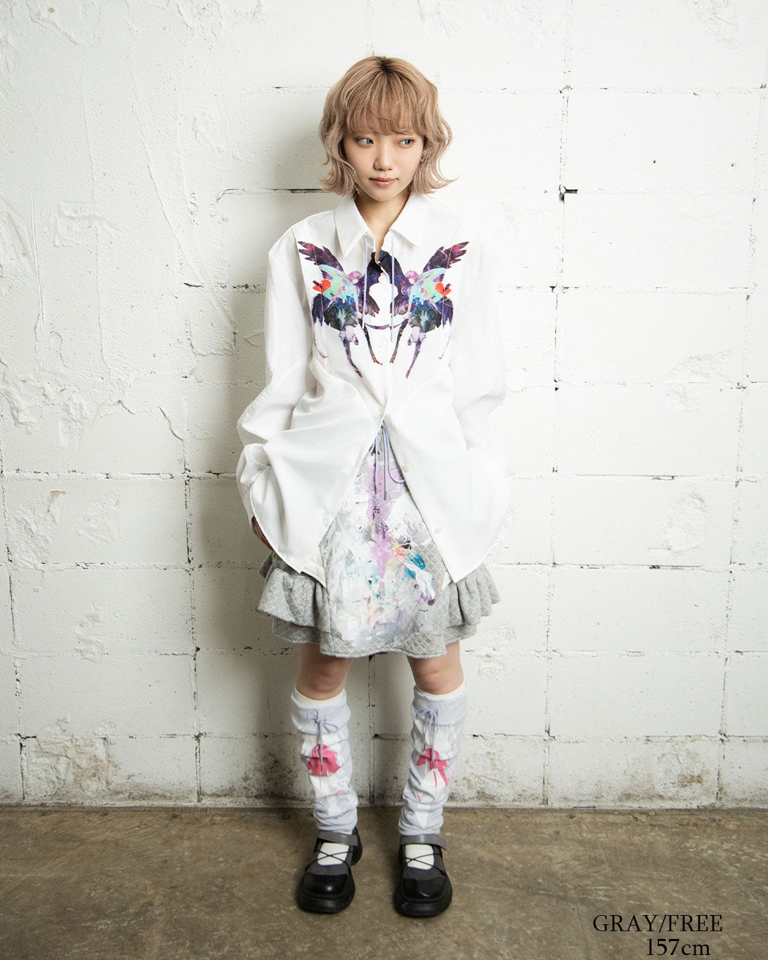 【前金30%】26AWPRE-GRAPHIC QUILTED RUFFLE SKIRT
