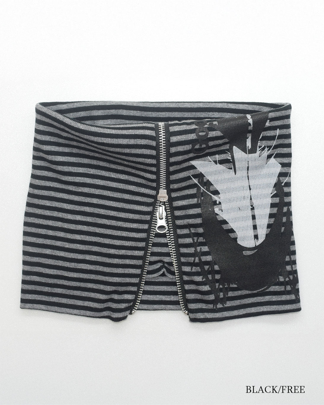 26AWPRE-GRAPHIC RIB NECK WARMER