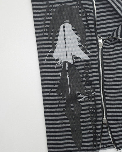 26AWPRE-GRAPHIC RIB NECK WARMER