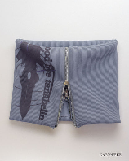 26AWPRE-GRAPHIC RIB NECK WARMER