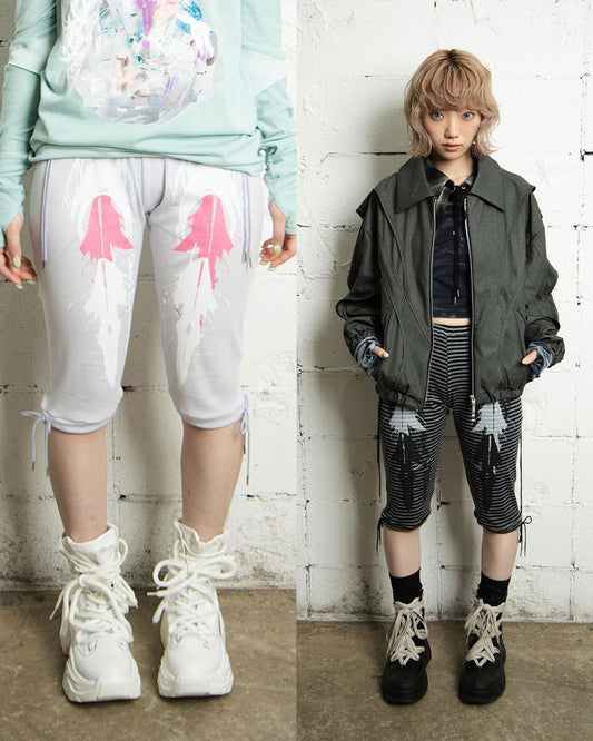 【前金30%】26AWPRE-GRAPHIC RIB CROPPED LEGGINGS