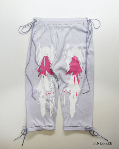 26AWPRE-GRAPHIC RIB CROPPED LEGGINGS