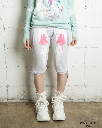 26AWPRE-GRAPHIC RIB CROPPED LEGGINGS