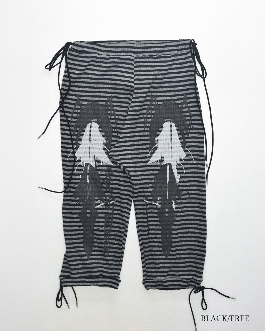 26AWPRE-GRAPHIC RIB CROPPED LEGGINGS