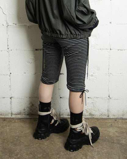 26AWPRE-GRAPHIC RIB CROPPED LEGGINGS
