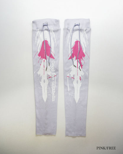 26AWPRE-GRAPHIC RIB LEG WARMERS