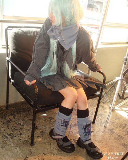 【前金30%】26AWPRE-GRAPHIC RIB LEG WARMERS