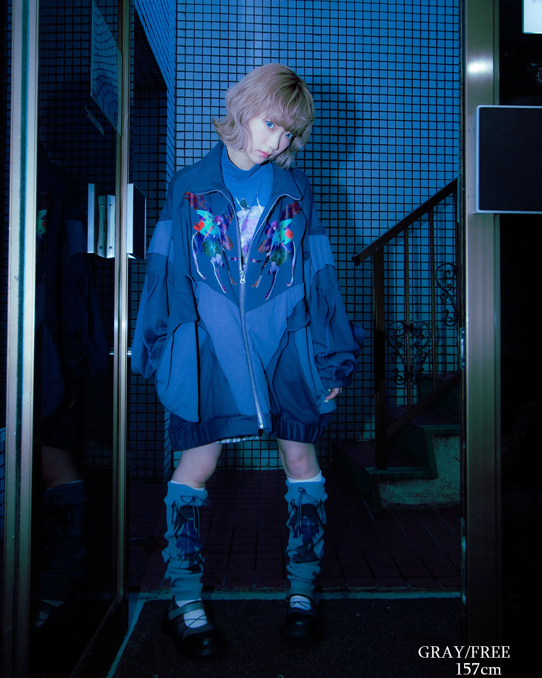 【前金30%】26AWPRE-GRAPHIC RIB LEG WARMERS
