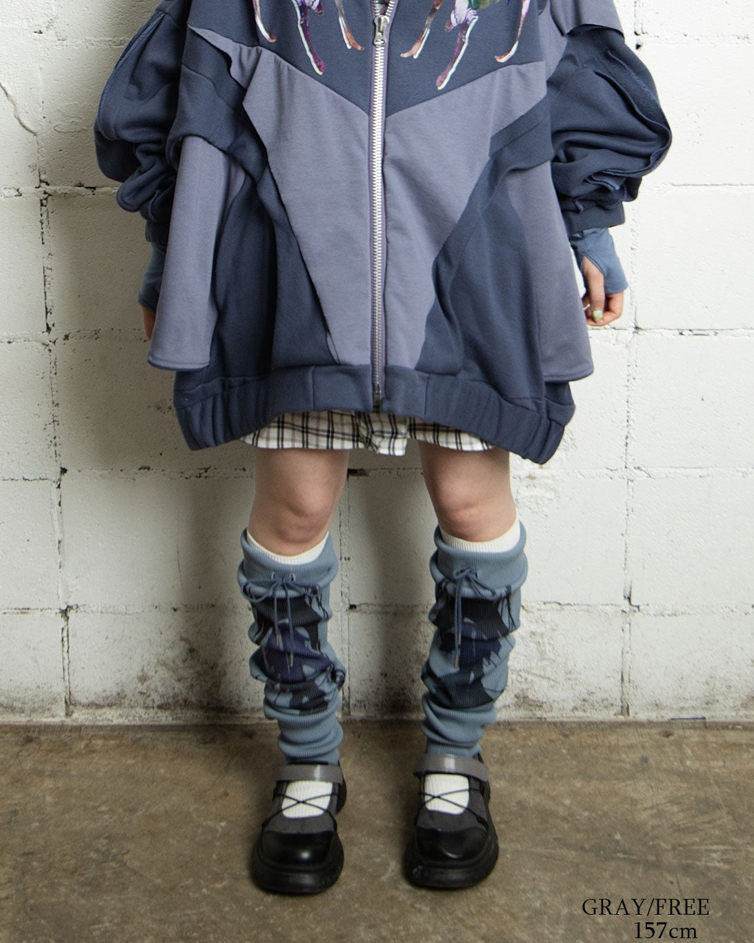 【前金30%】26AWPRE-GRAPHIC RIB LEG WARMERS