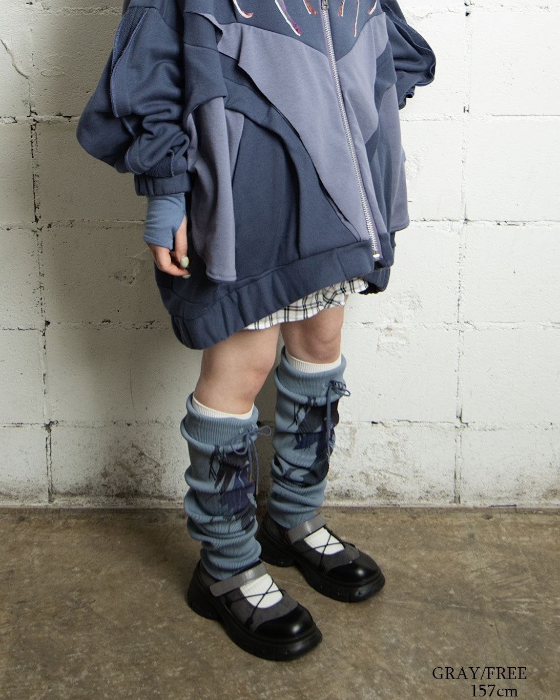 【前金30%】26AWPRE-GRAPHIC RIB LEG WARMERS