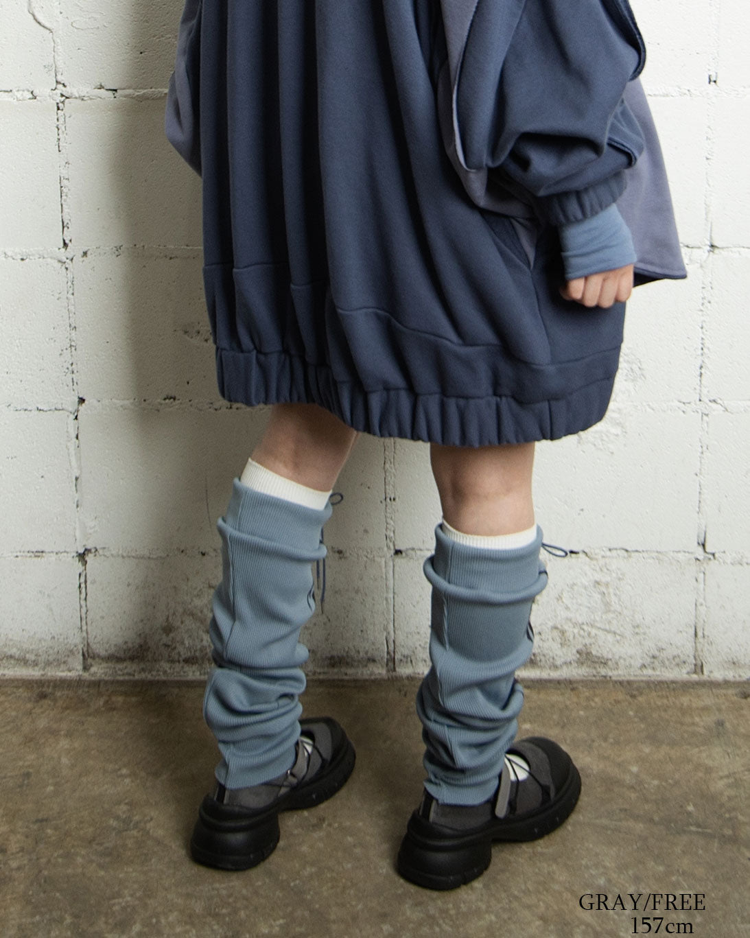 【前金30%】26AWPRE-GRAPHIC RIB LEG WARMERS