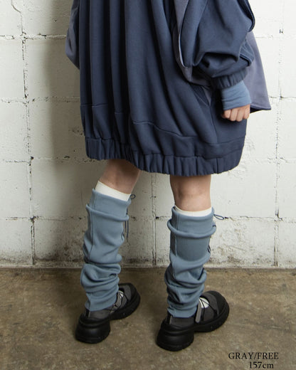 【前金30%】26AWPRE-GRAPHIC RIB LEG WARMERS