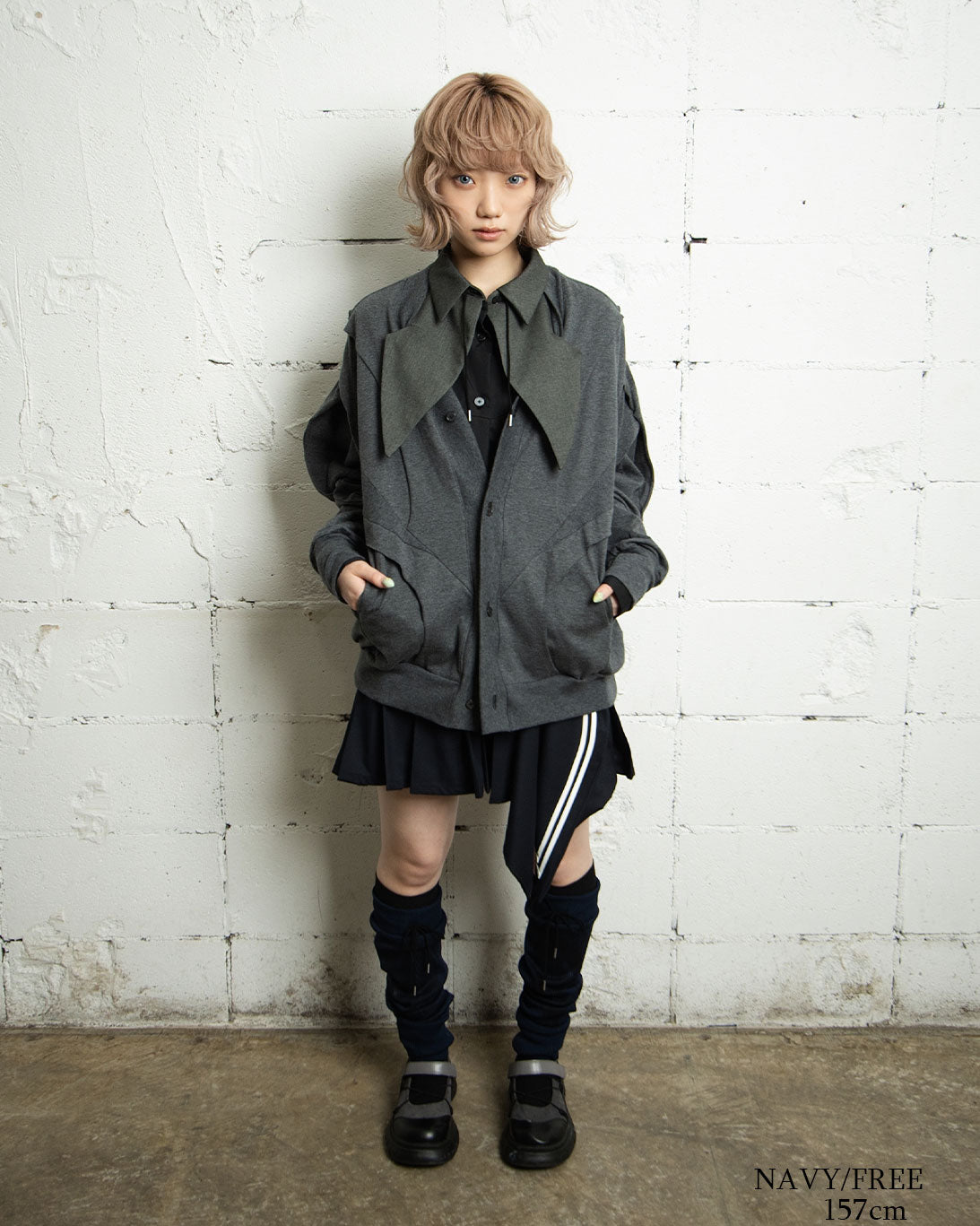 【前金30%】26AWPRE-GRAPHIC RIB LEG WARMERS