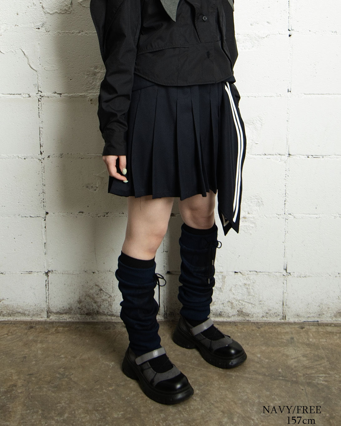 【前金30%】26AWPRE-GRAPHIC RIB LEG WARMERS