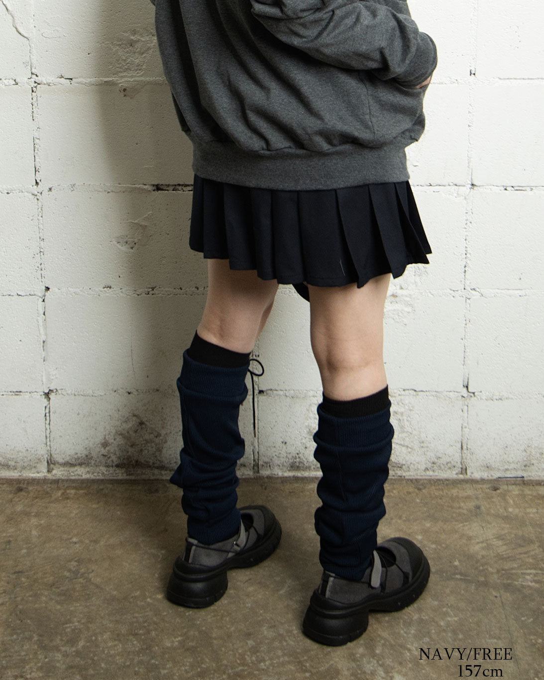 【前金30%】26AWPRE-GRAPHIC RIB LEG WARMERS