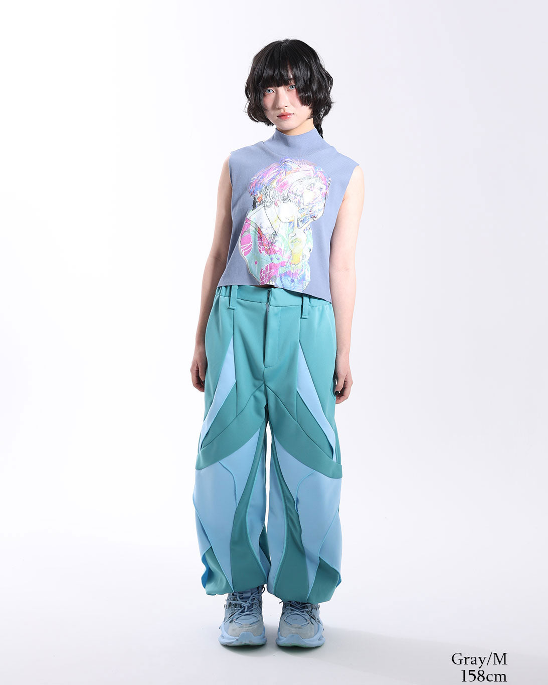 PRE-Graphic Rib Tank Top