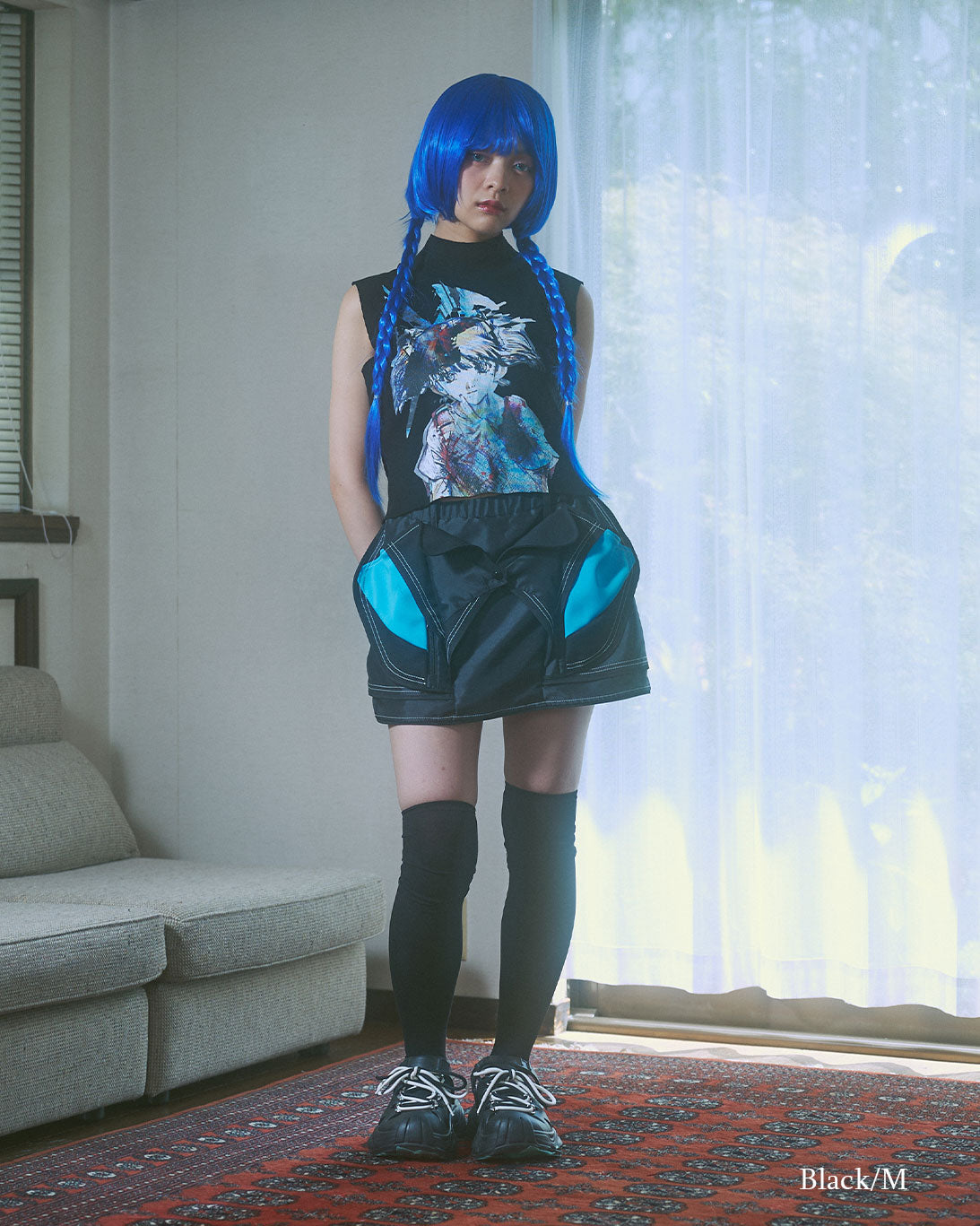 PRE-Graphic Rib Tank Top