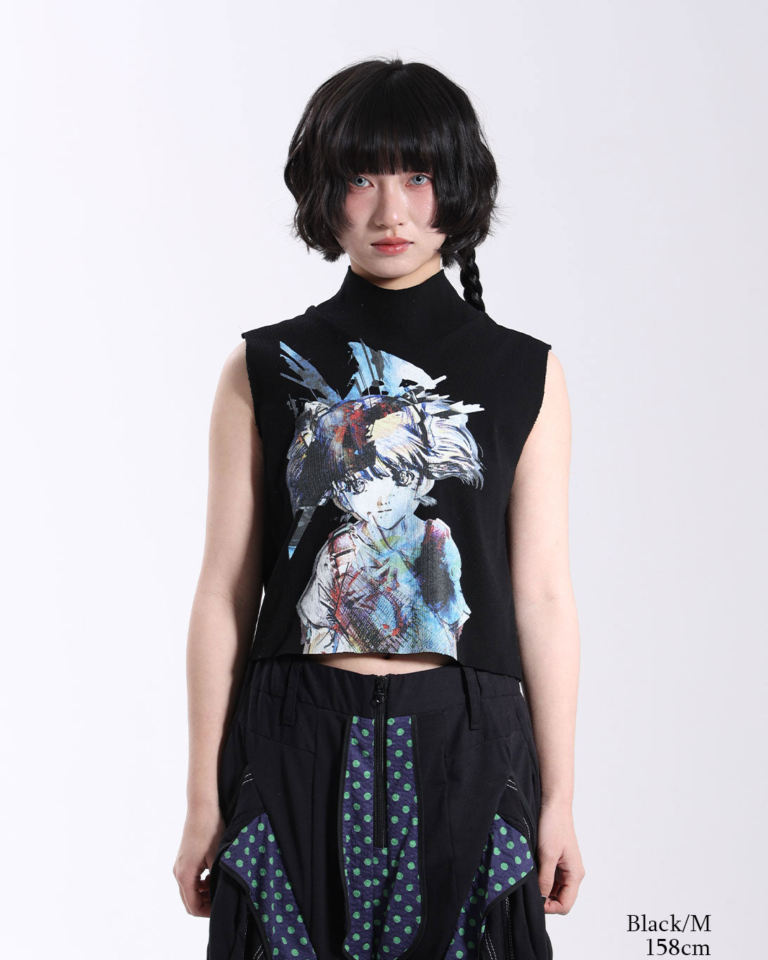 PRE-Graphic Rib Tank Top