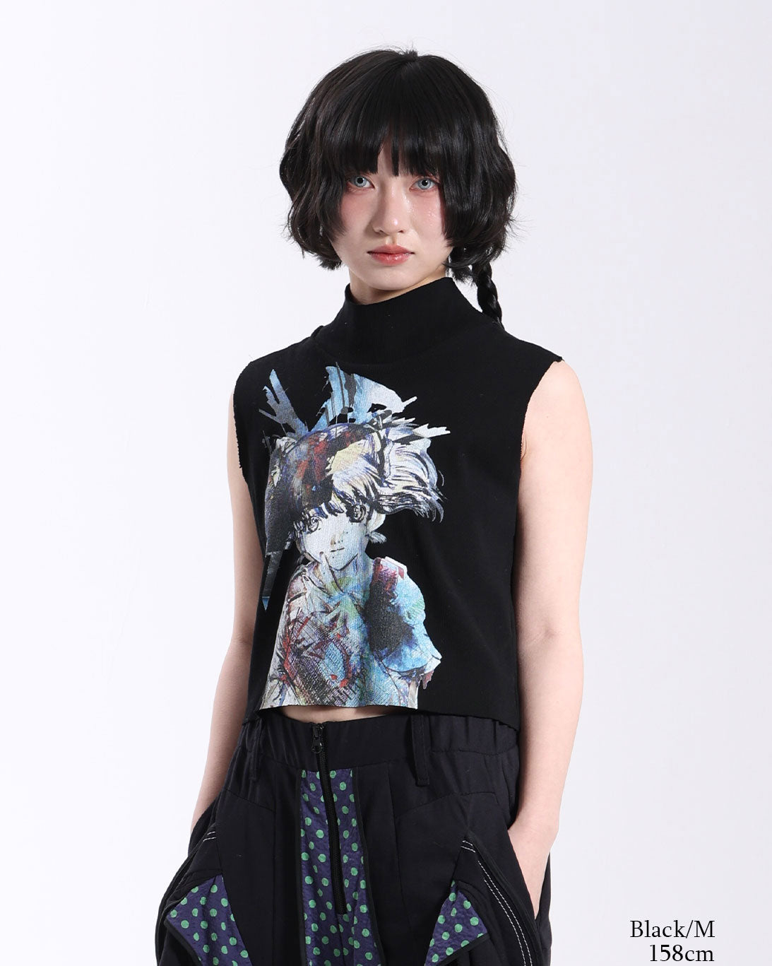 PRE-Graphic Rib Tank Top