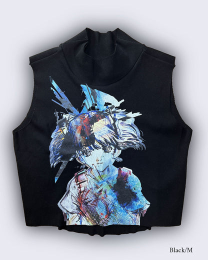 PRE-Graphic Rib Tank Top