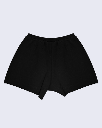 Graphic Hot Rib Pants-Black-