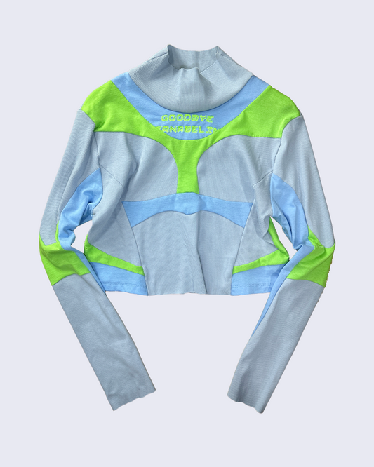 Orthia Core Skin Rib Top-Light Blue-