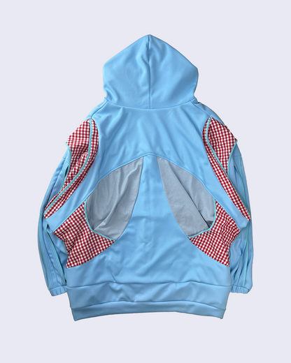 Valkyrie Big Hoodie-Light Blue-