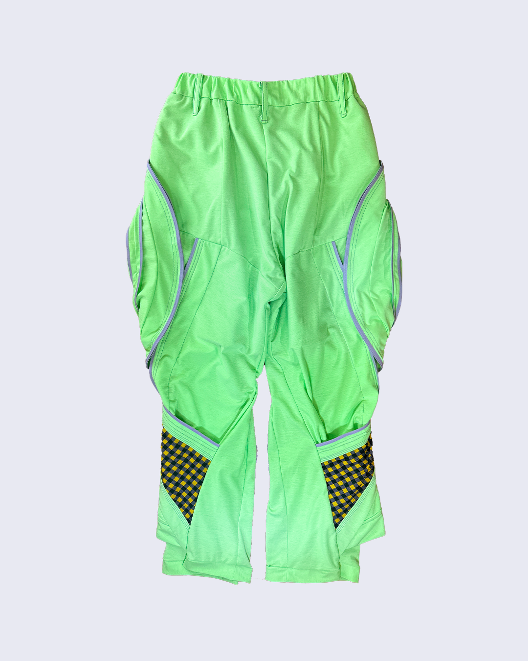 Magia Charade Straight Pants-Neon Green-