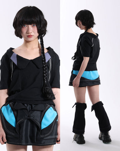 PRE-Over Cowl Neck Top