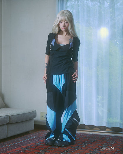 PRE-Over Cowl Neck Top