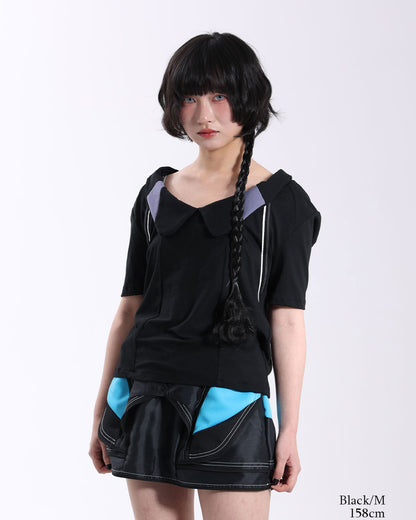 PRE-Over Cowl Neck Top