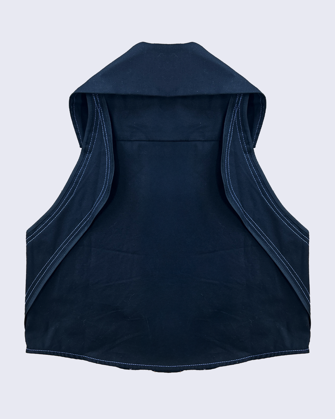 Palvia Big Collar Shirt-Black-