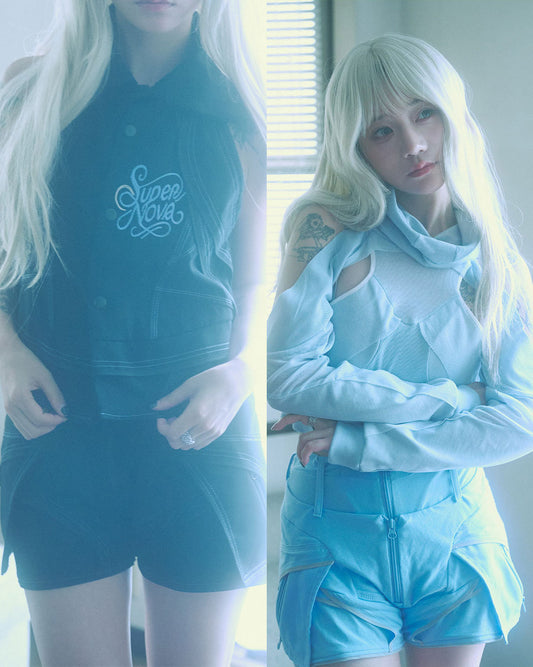 PRE-Dual Pocket Overlay Shorts